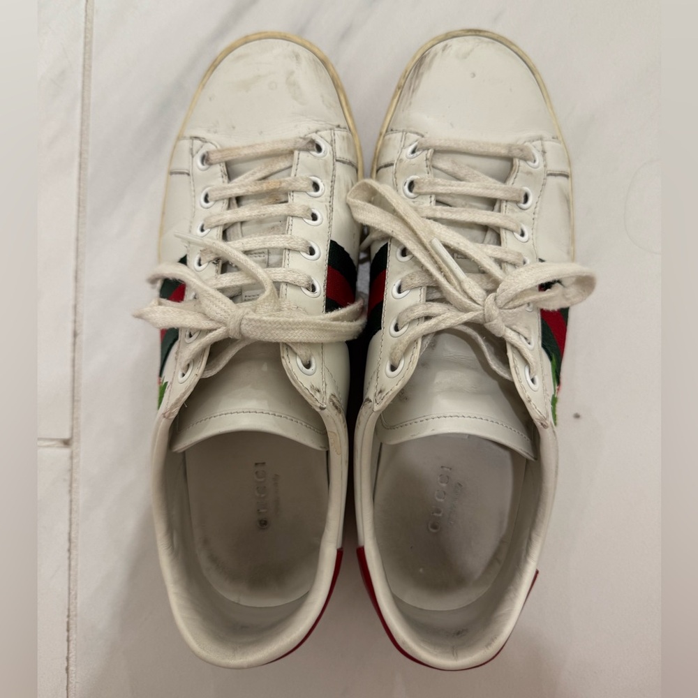 Gucci Wmns Ace GG 'Cherry' - Picture 4 of 13